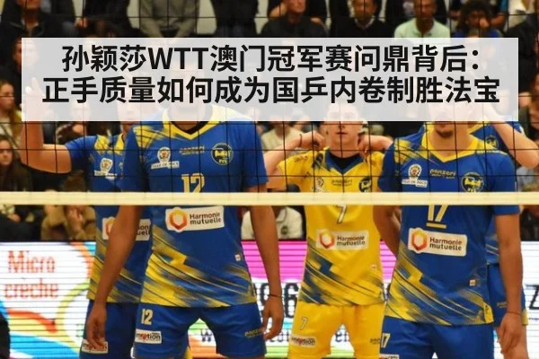 孙颖莎WTT澳门冠军赛问鼎背后:正手质量如何成为国乒内卷制胜法宝